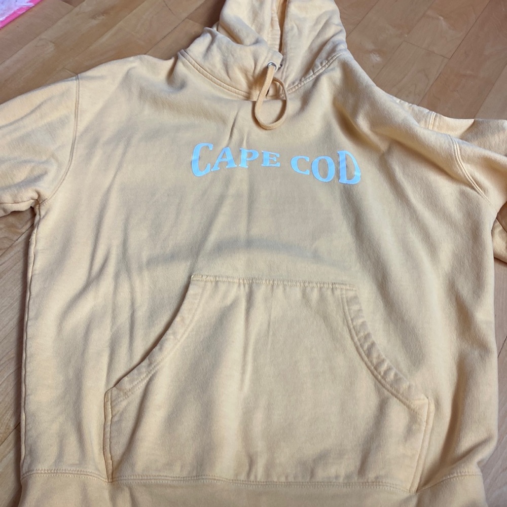Pale Yellow Cape Cod Hoodie Sweatshirt Unisex